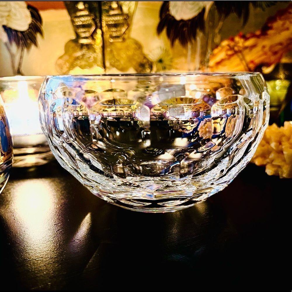 ♥️ Monique Lhuillier crystal for Waterford design, small treasure bowl.